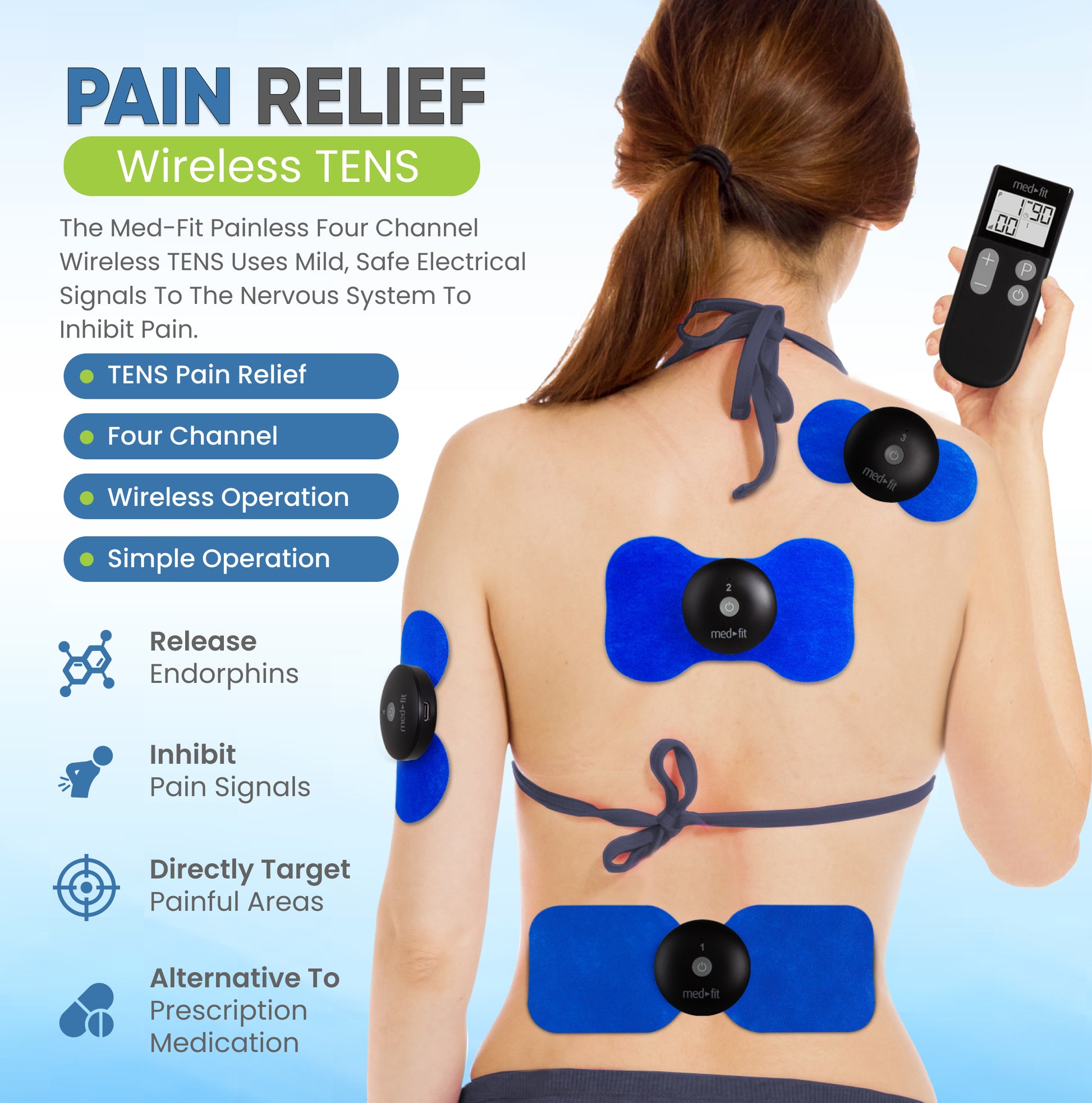 4 channel tens and ems machine