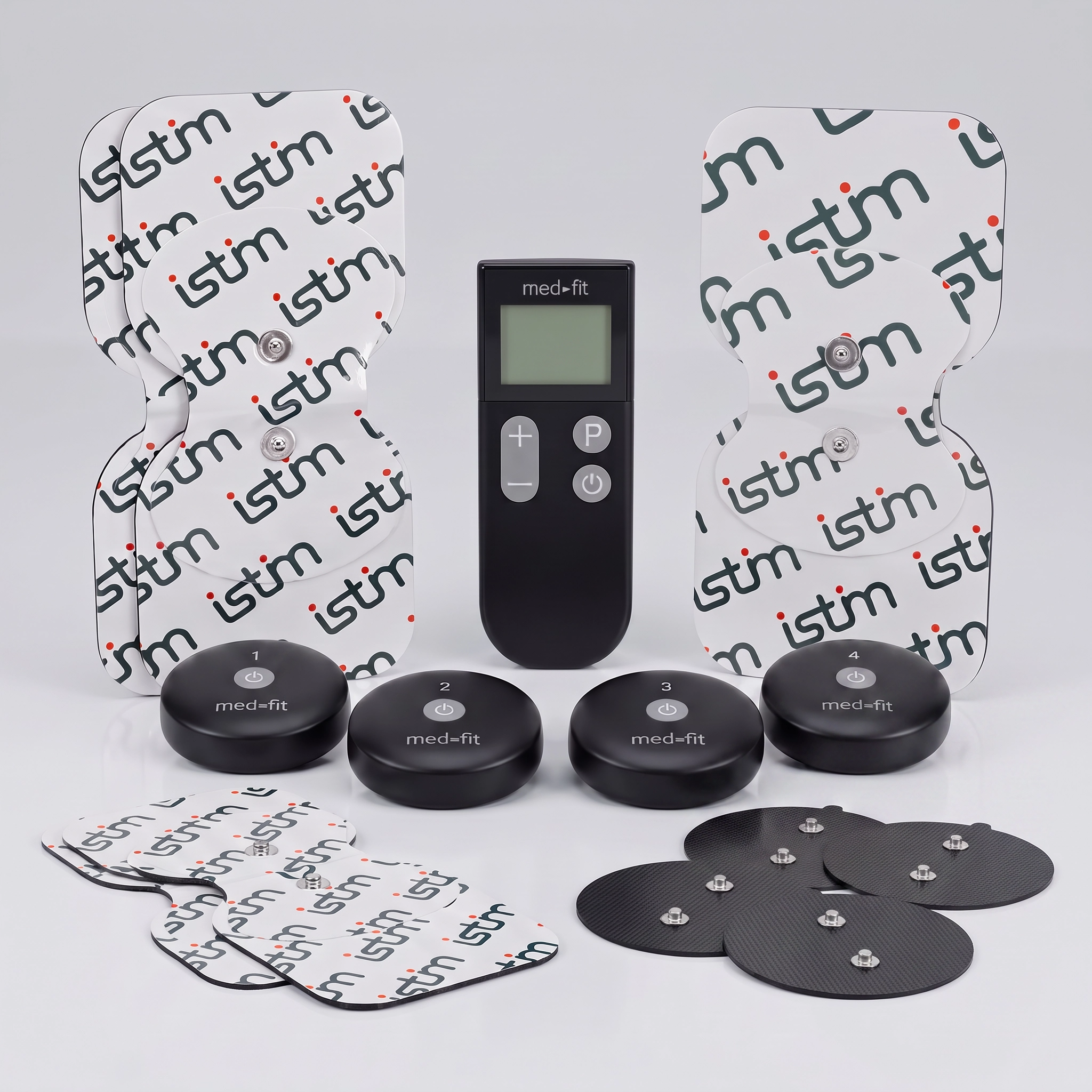 Wireless 4 Channel TENS &amp EMS Machines Sensitive Skin Electrodes