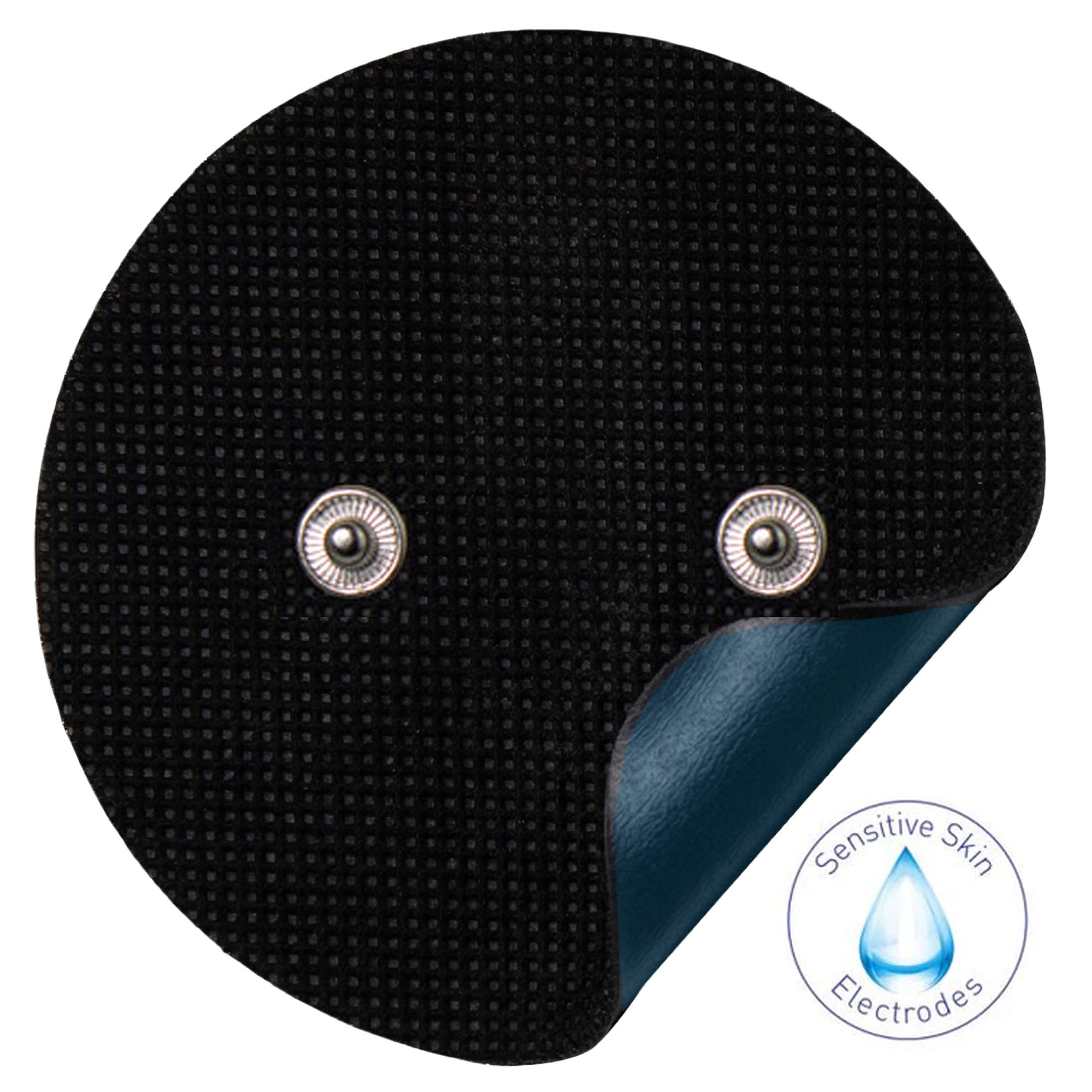 Dual Stud 8cm Round Self Adhesive Electrodes Gel