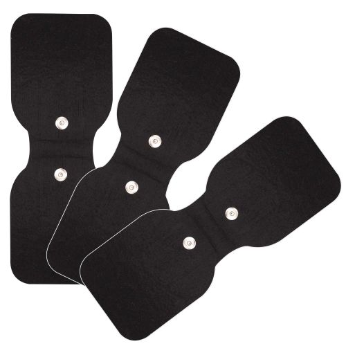 Wireless Black Large Lumbar TENS Electrodes 
