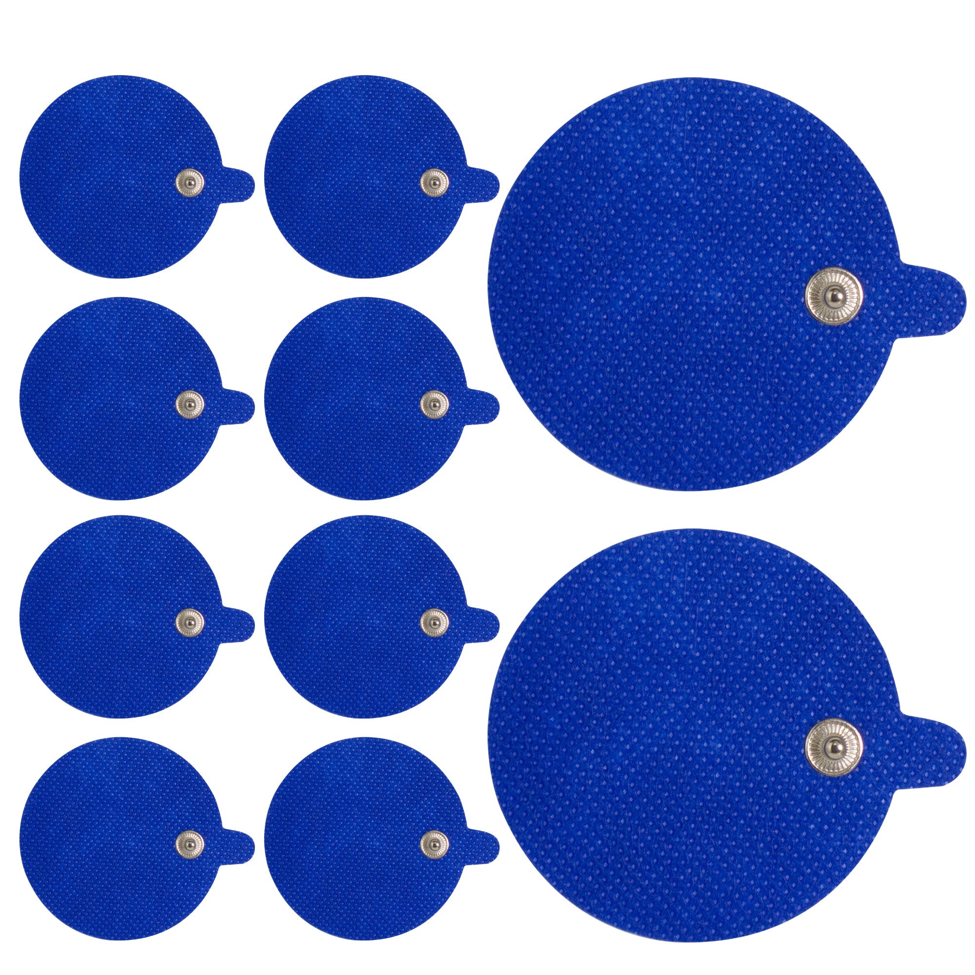 Round Wireless TENS Electrodes Pack 8