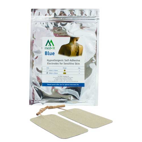 Sensitive Skin Gel TENS Electrodes 5cm x 9cm