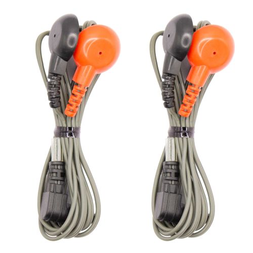 TENS Leads Pack Two Flexible Cables 3.5mm stud connectors