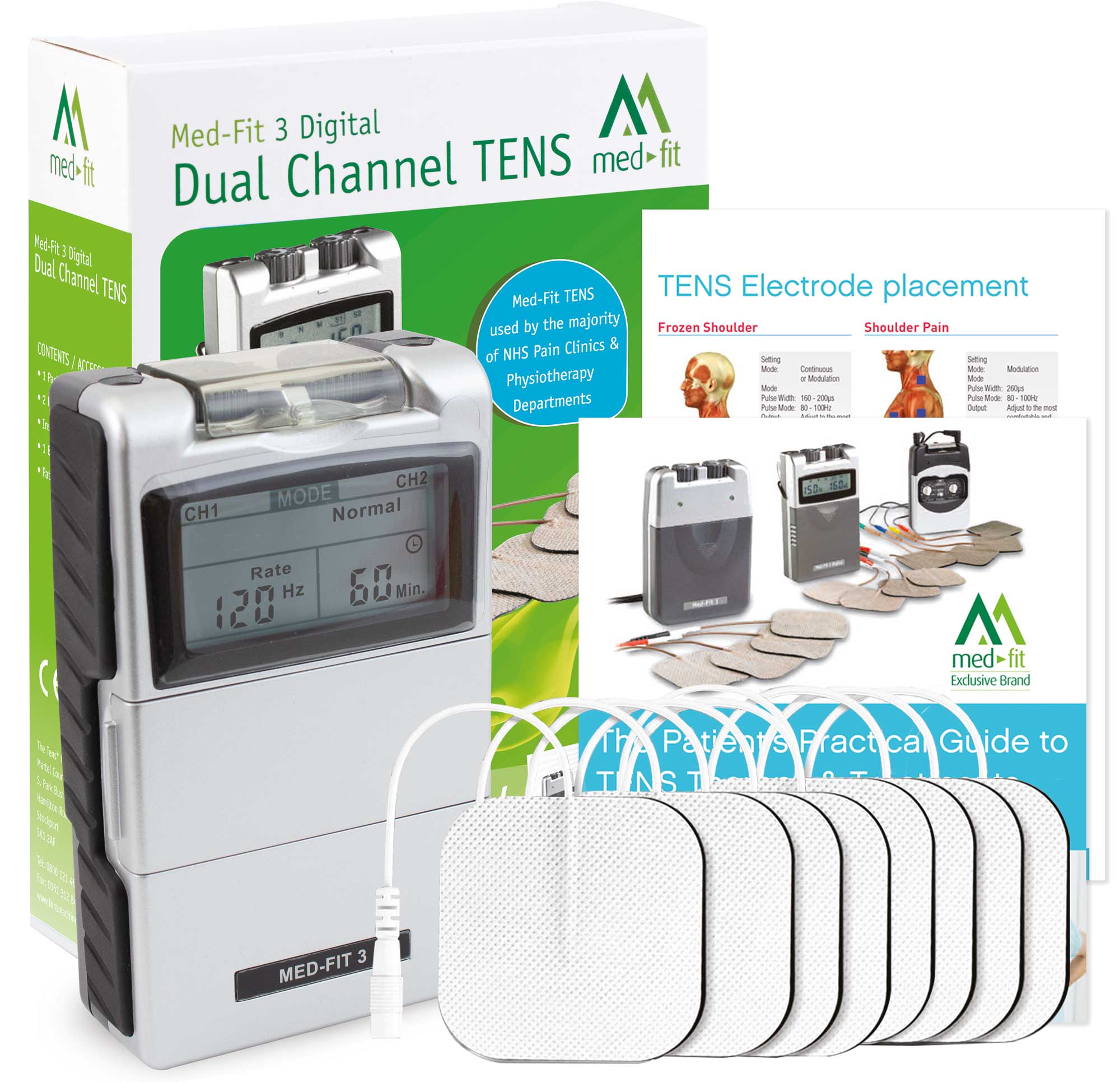 3 Dual Channel TENS Machine