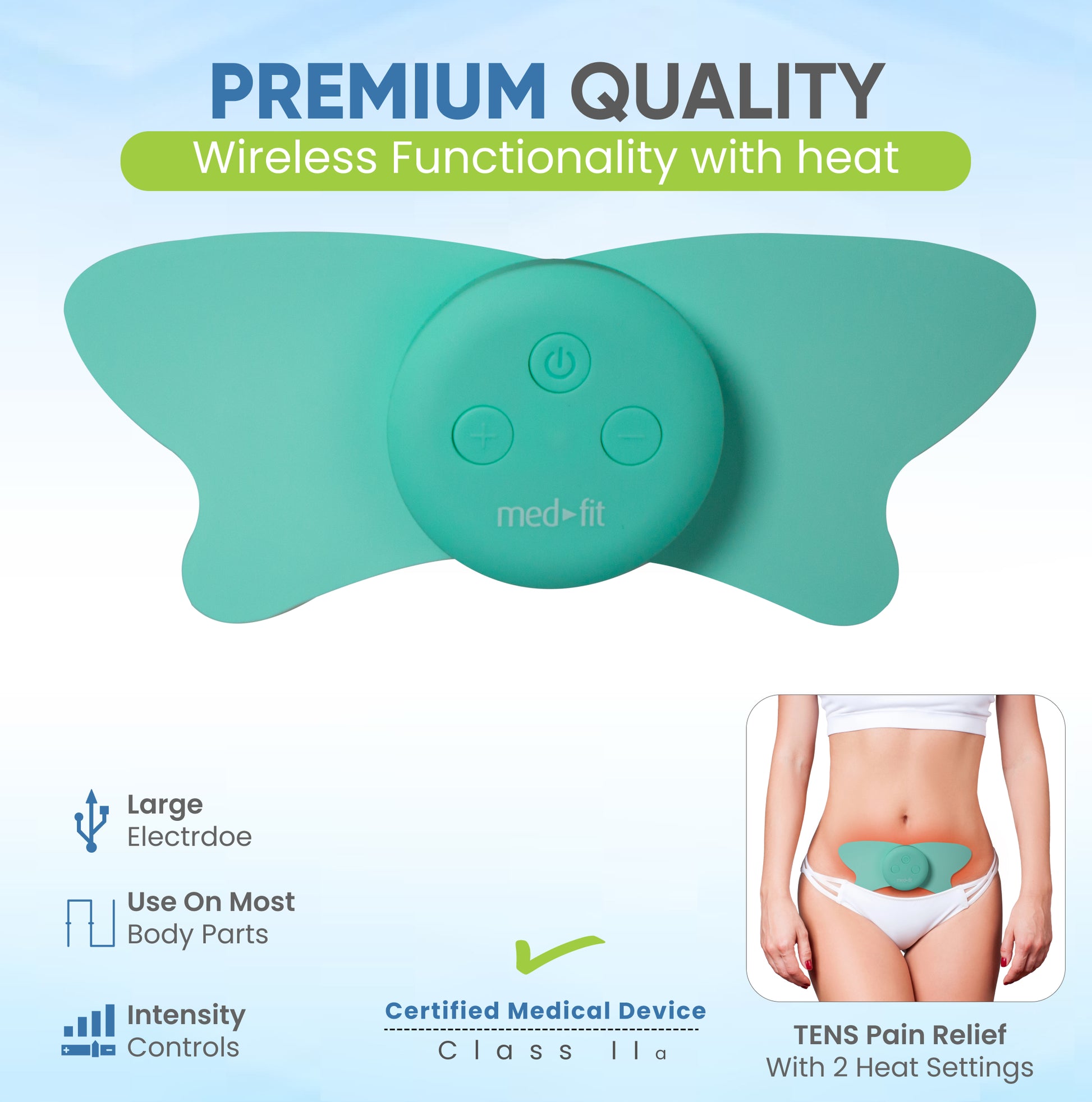 period pain relief with heat functionality